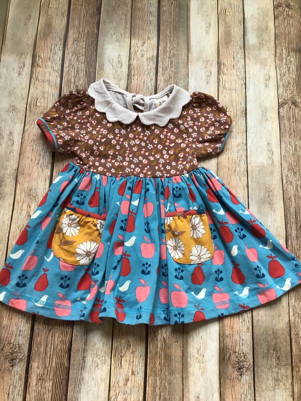 Wildflowers Hopscotch Wendy Apple Dress